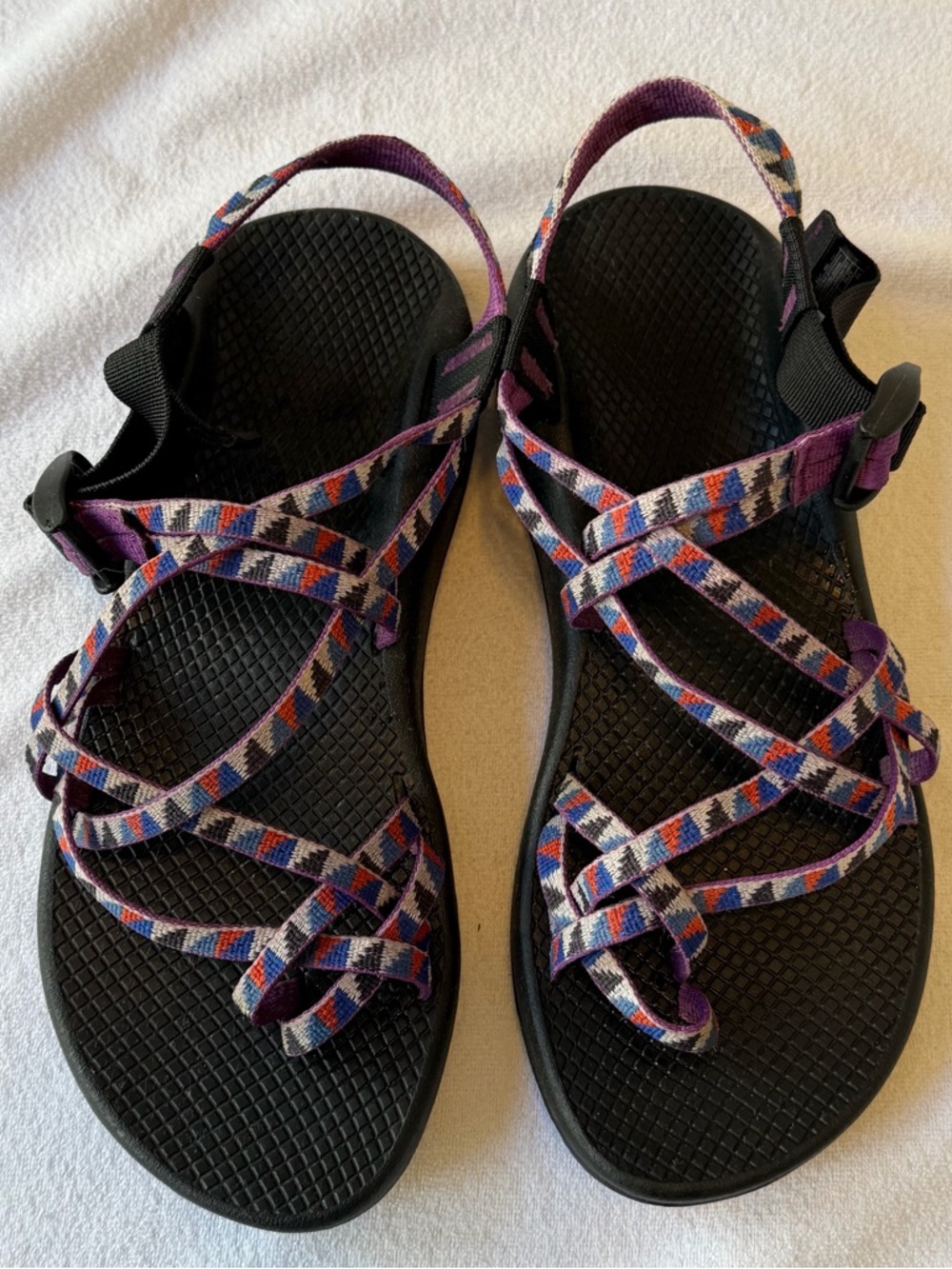 Chaco ZX/2 Classic Camper Purple Sandals, Size 10